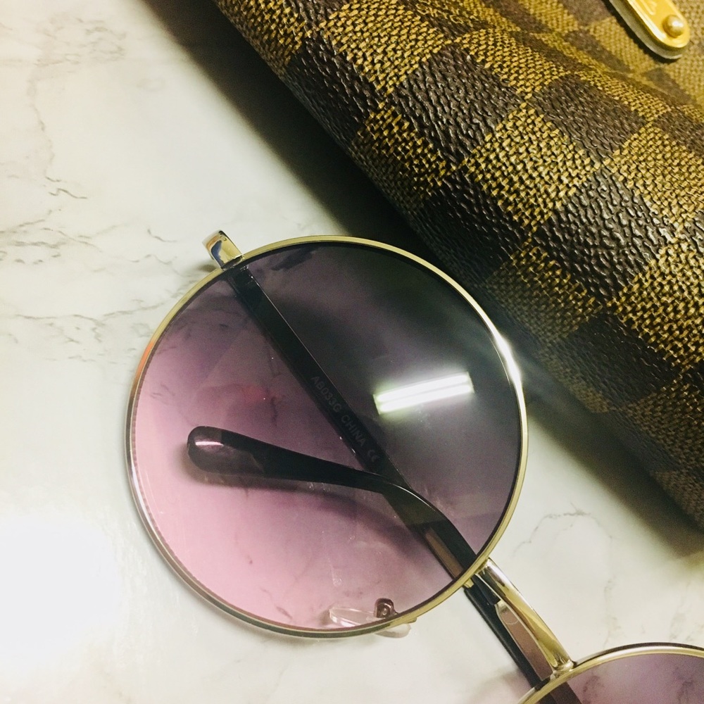 “Cosmic” Circle Round Gradient Trendy Sunglasses